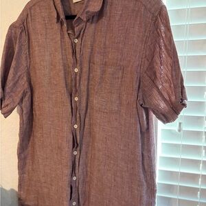 Taylor Stitch Casual Button-Down Shirt - Red XL